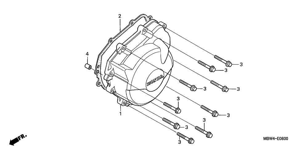 Alternator cover