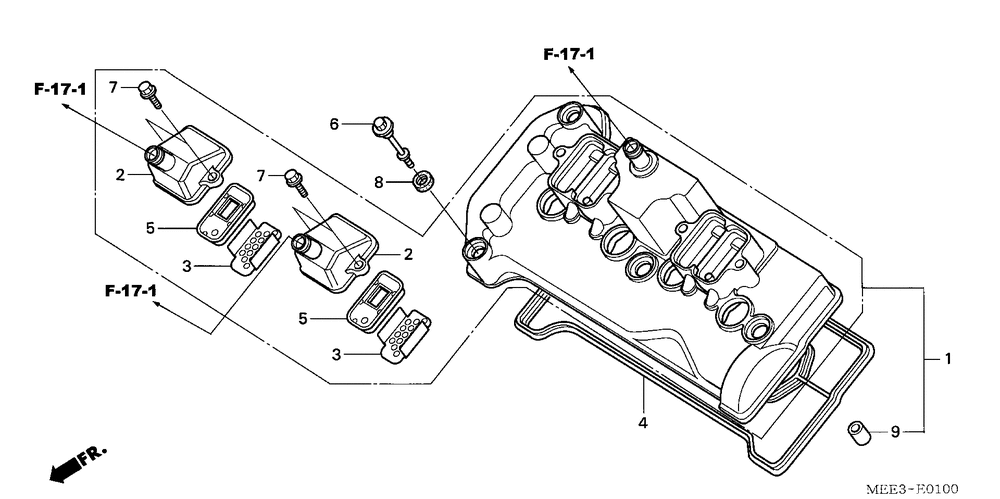 Cylinder head cover