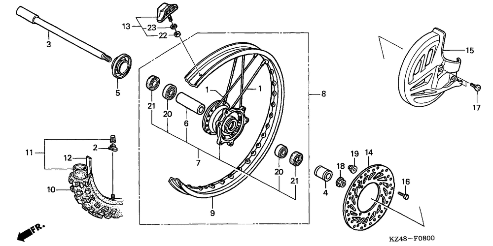 Front wheel