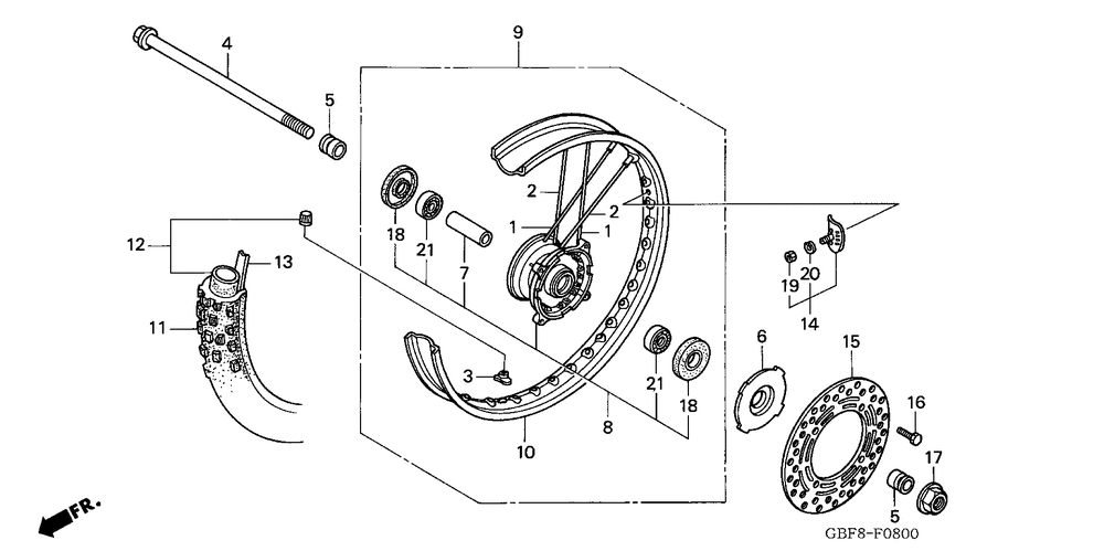 Front wheel