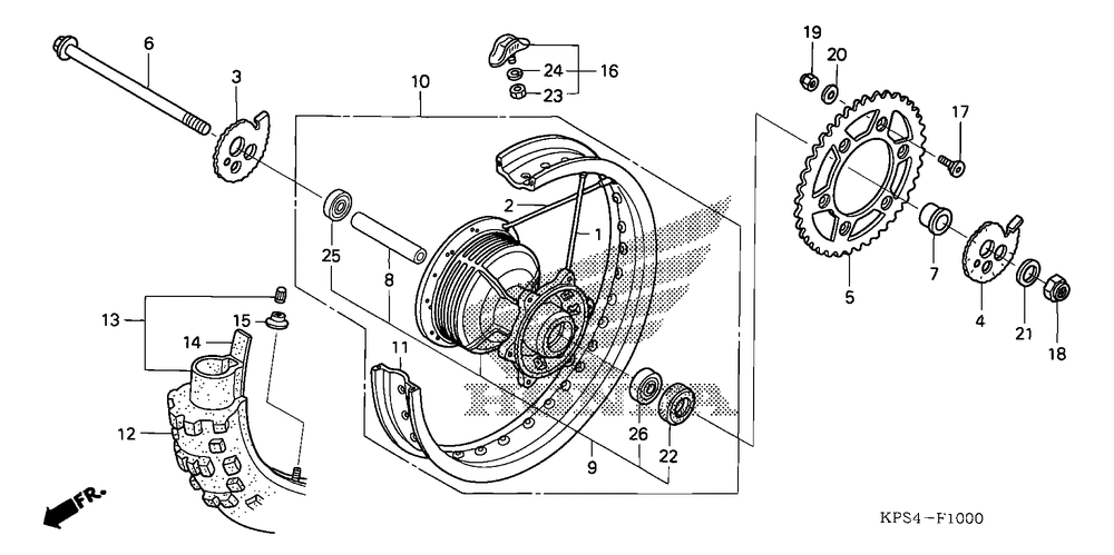 Rear wheel