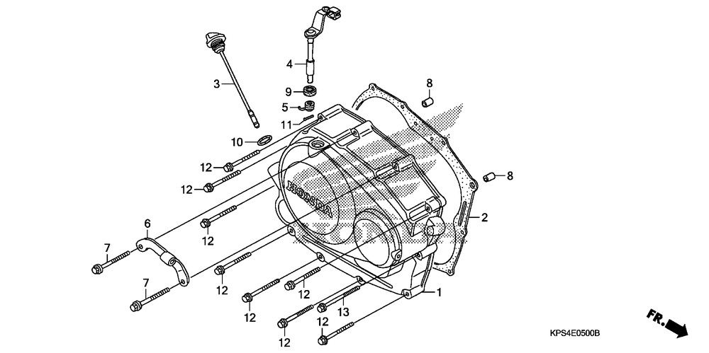 Right crankcase cover