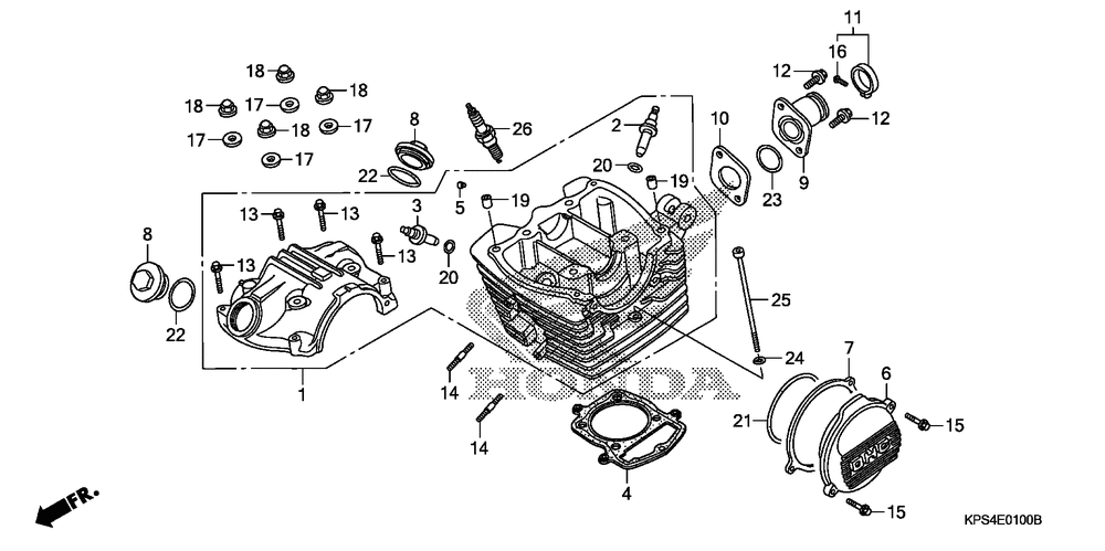 Cylinder head cover& cylinder head