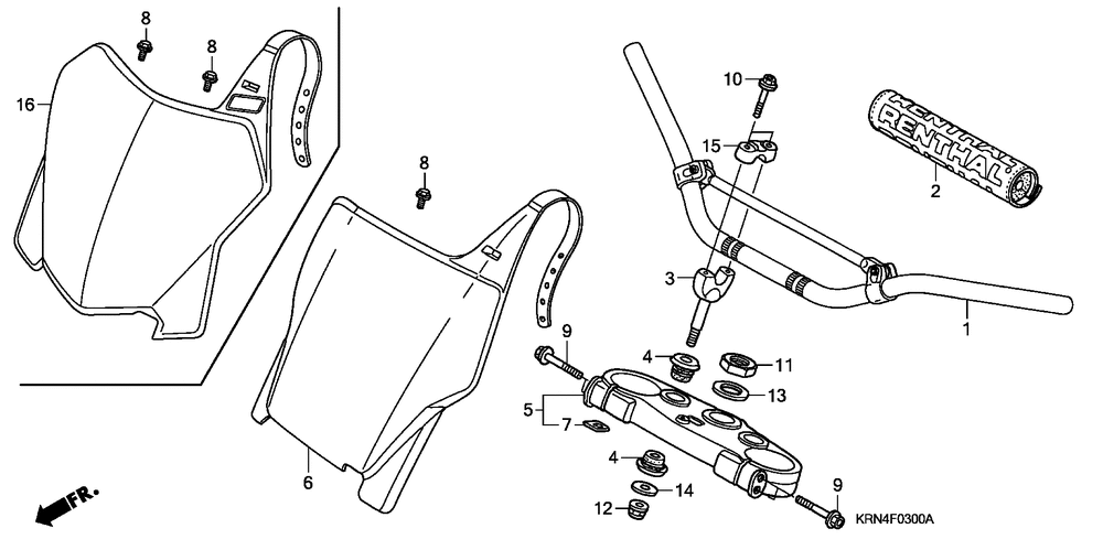 Handlebar & top bridge