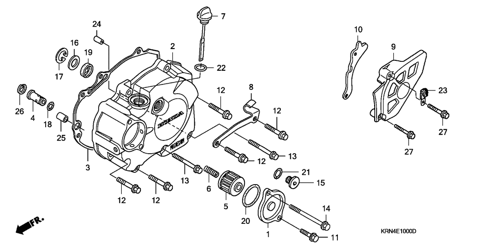 Left crankcase cover