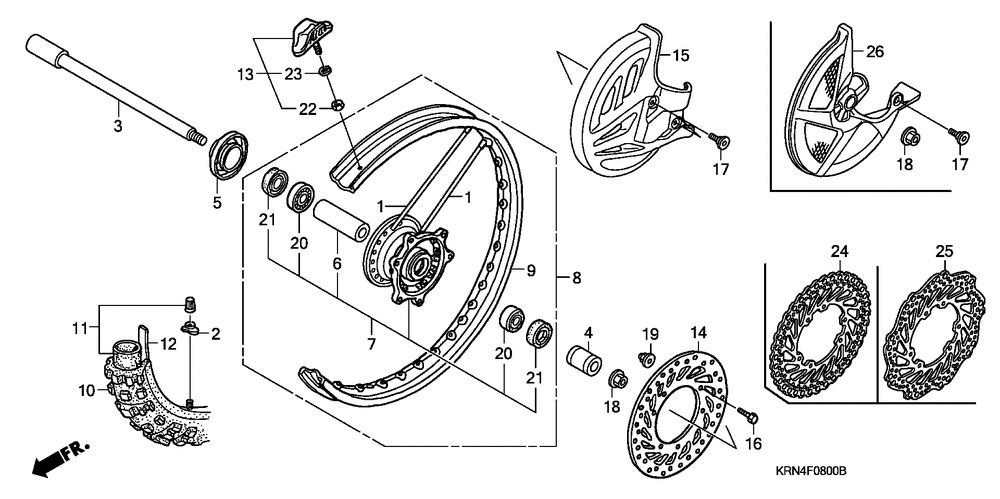 Front wheel