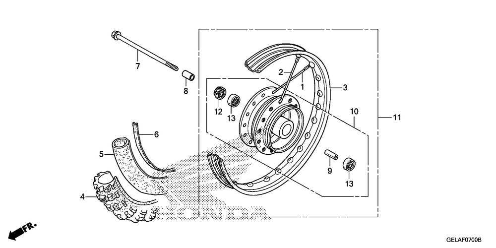 Front wheel