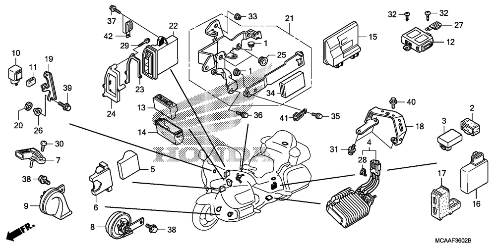 Control unit (gl180006-) (airbag)