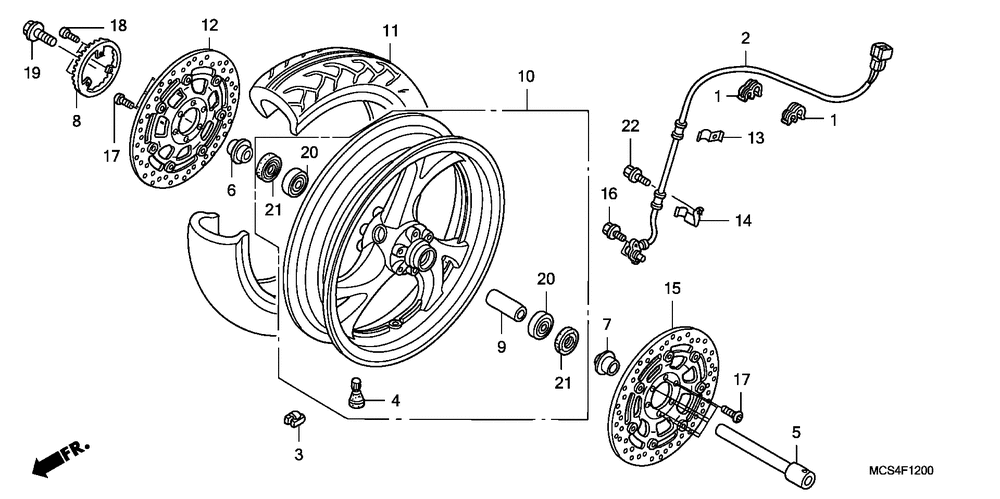 Front wheel