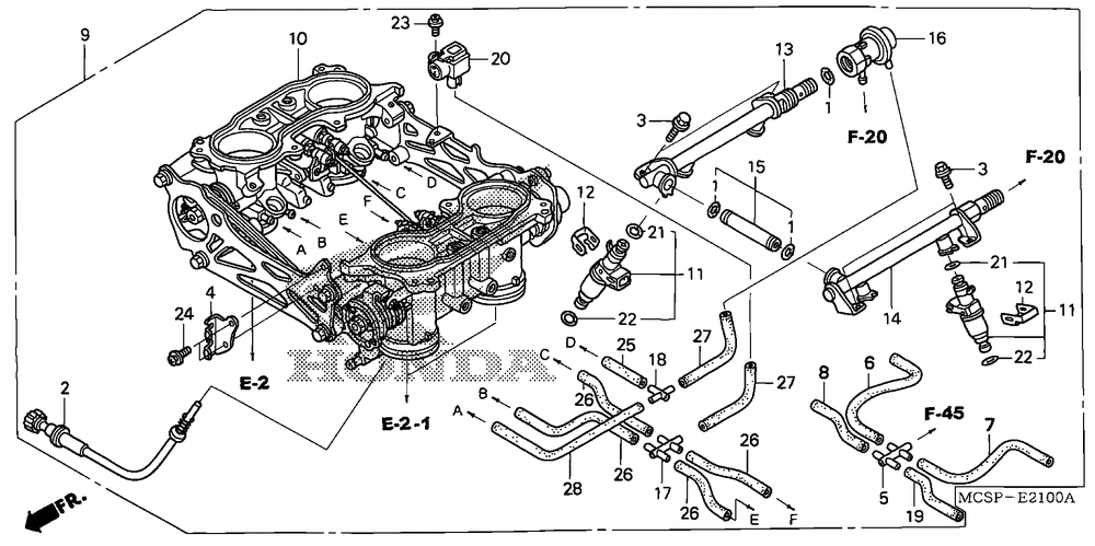 Throttle body (assy.)