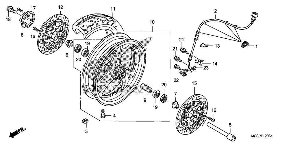 Front wheel