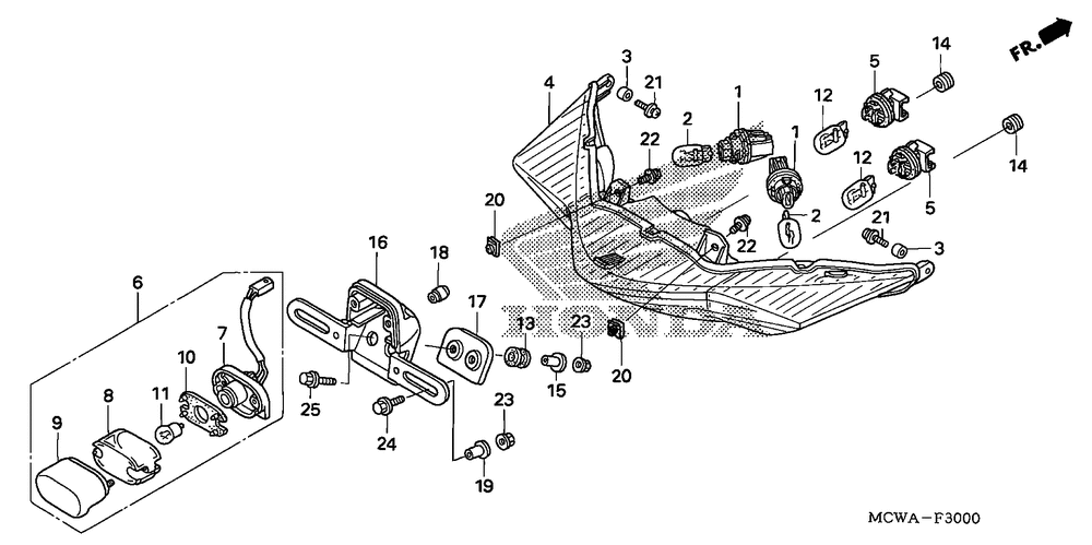 Rear combination light