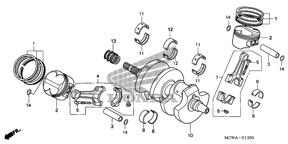 Crankshaft & piston