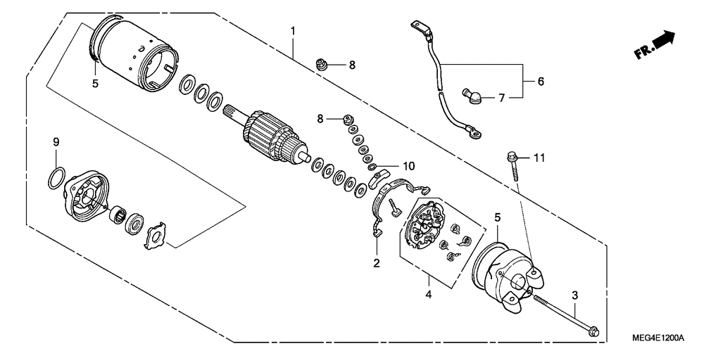 Starting motor