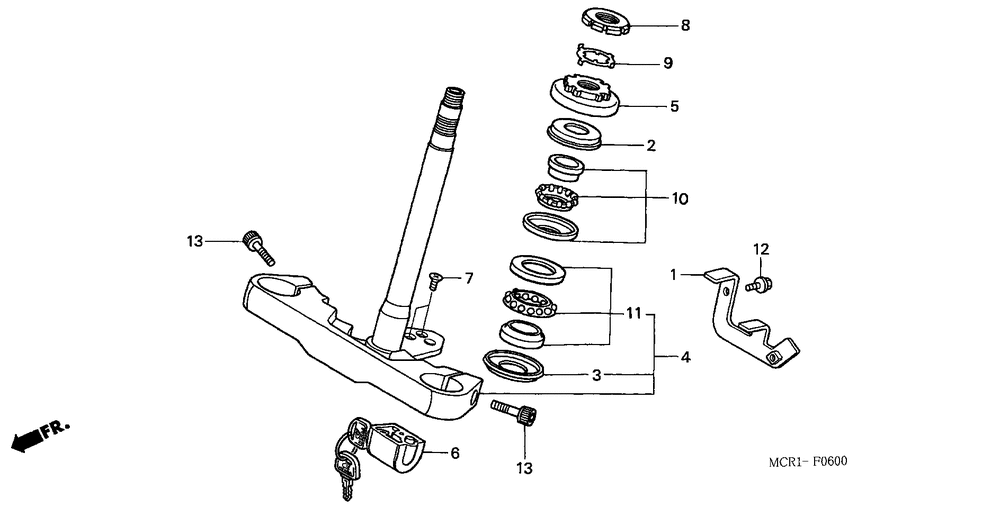 Steering stem