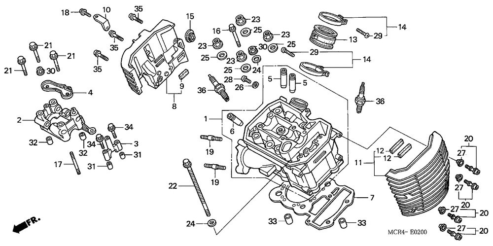 Cylinder head (fr.)