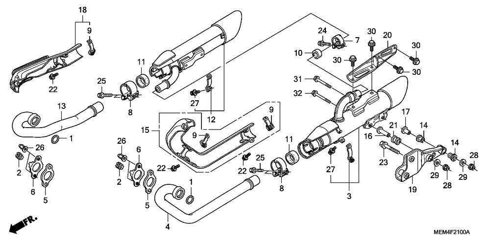 Exhaust muffler