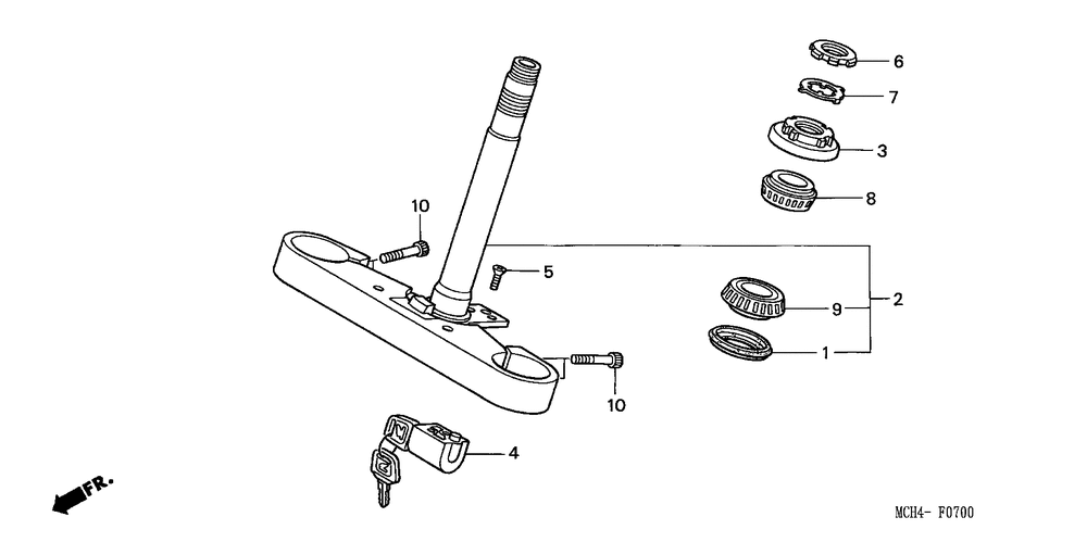 Steering stem