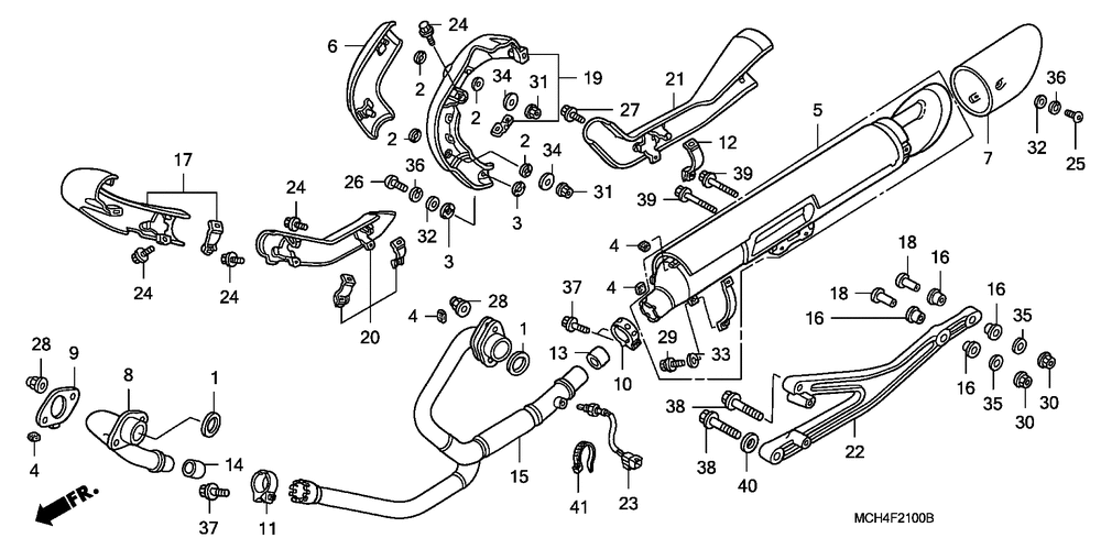 Muffler (vtx1800c)