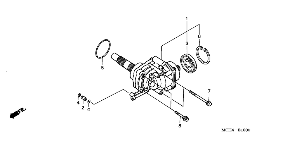 Cross shaft