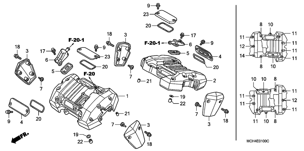 Cylinder head cover