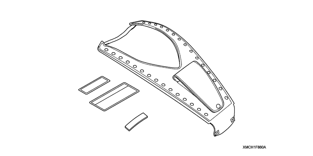 Tank belt (leather)(studded)