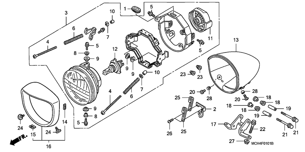 Headlight (vtx1800f)