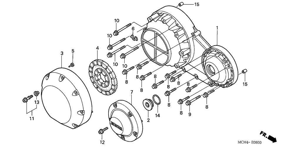 Right crankcase cover