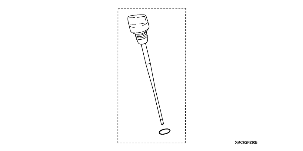 Billet dipstick (chrome)