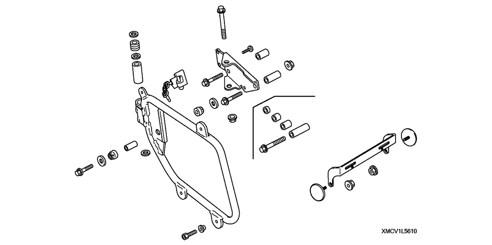 Saddlebag mountingbrackets