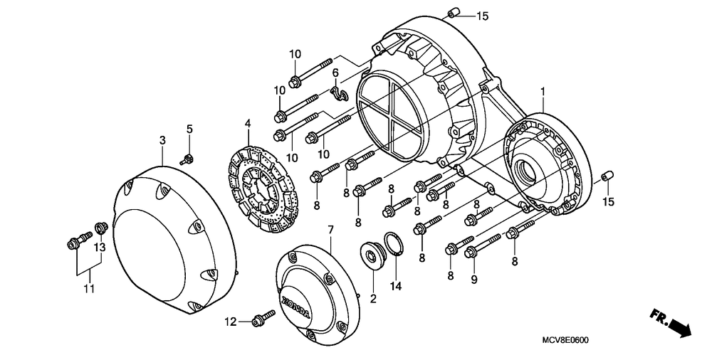 Right crankcase cover