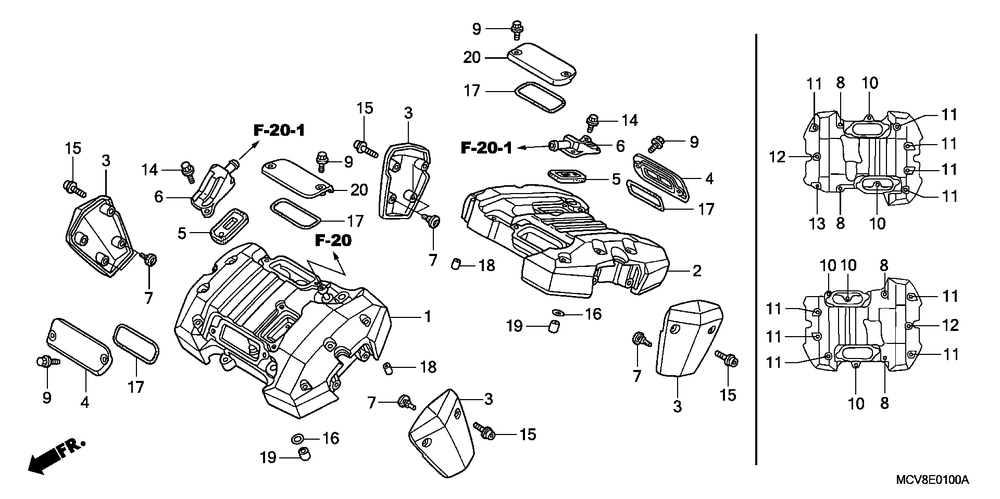 Cylinder head cover