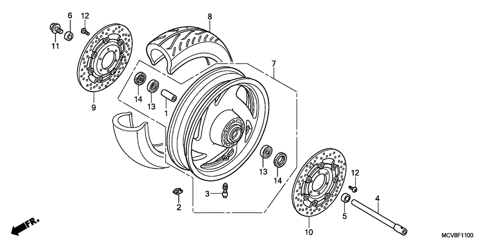 Front wheel(vtx1800r_n_t)