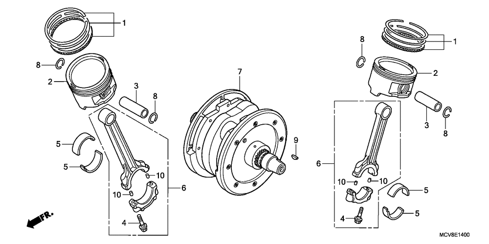 Crankshaft & piston