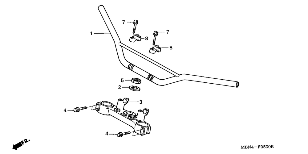 Handlebar & top bridge