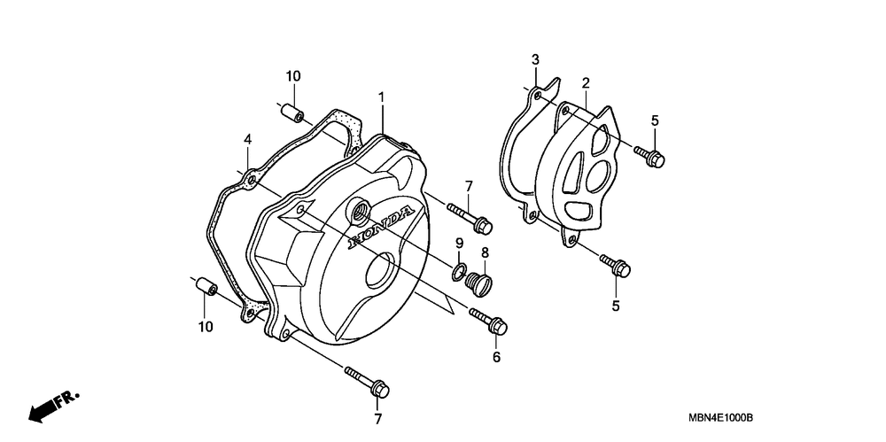 Left crankcase cover