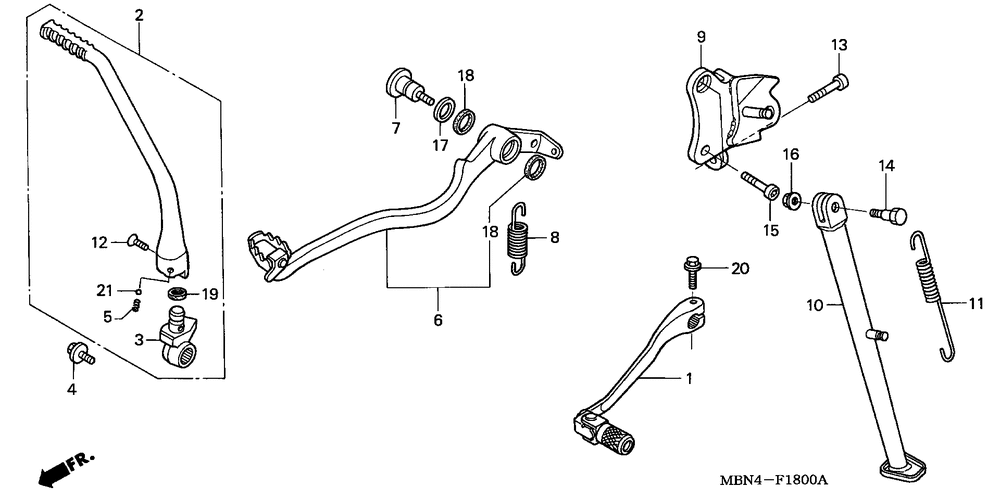 Pedal & stand