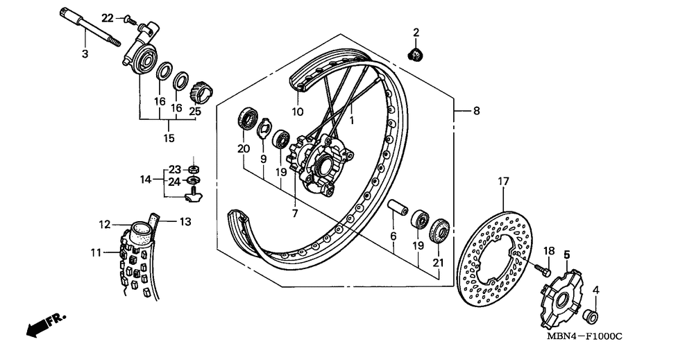 Front wheel