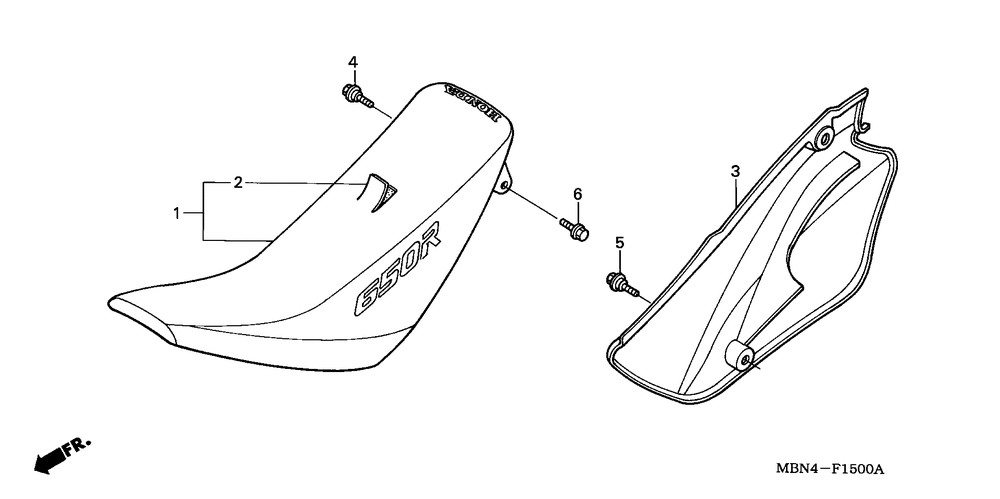 Seat & side cover