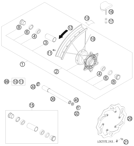 Front wheel