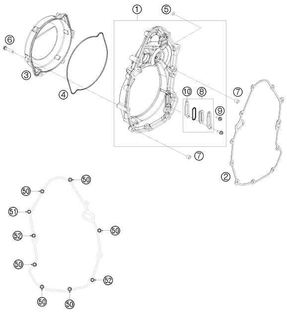 Clutch cover