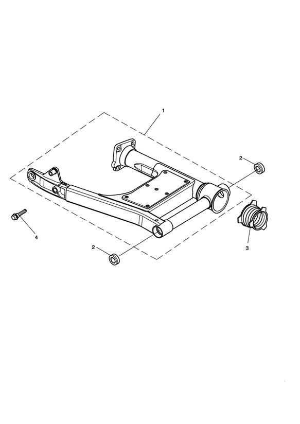 Swinging arm