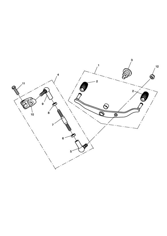 Gear sel. pedal-rocket iii classic only (incl. special edition)